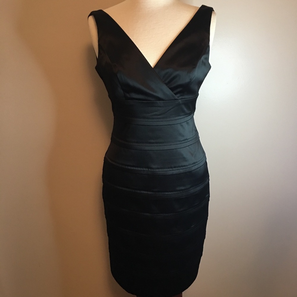 American Living Body Hugging Little Black Dress 4